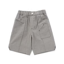 フロントタック麻風ハーフパンツ(95~150cm)