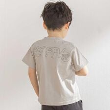 パッチワークロゴ天竺Tシャツ(95~160cm)