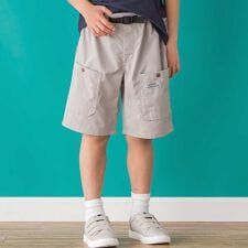 【店舗限定】【速乾】タフタサイドラインハーフパンツ(95~150cm)