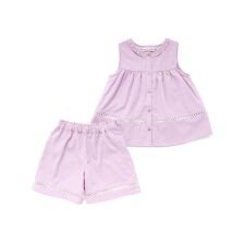 【店舗限定】切り替えレースブラウス＋ショートパンツセットアップ(95~150cm)
