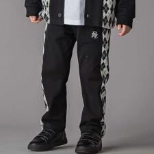 【お揃い】アーガイル+裏毛切り替えパンツ(95~160cm)