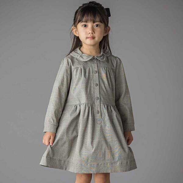 BEBE 新品　定価 18.000+税　グレーワンピース100cm べべモール公式】100cm ワンピース | BEBE MALL OFFICIAL ONLINE