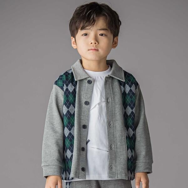 [}C]yzA[KC+ѐ؂ւݕtJ[fBK(95~150cm)/xx v` | F[iBeBe Petits Pois Vertj O[n