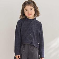 【店舗限定】スカラップニットカーディガン(95~160cm)
