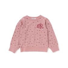 【店舗限定】花柄インクジェット裏毛長袖トレーナー(95~150cm)