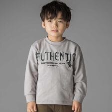 【店舗限定】インレイ発泡プリントカブトムシ長袖Tシャツ(95~150cm)