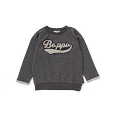 ベベ プチ ポワ ヴェール(BeBe Petits Pois Vert)の【店舗限定】サガラワッペンラグラントレーナー(95~160cm)