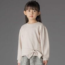 裏毛リボンポイントトレーナー(95~150cm)