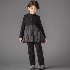 ドット切り替えバルーンジレ+ポンチパンツセットアップ(95~150cm)