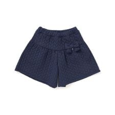 【店舗限定】【お揃い】キルトジャガード切り替えキュロットパンツ(95~160cm)