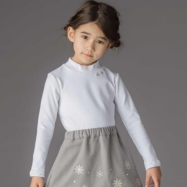 ホワイト ニットベスト pois ポワ pois knit vest ポワ ニットベスト