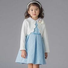 【店舗限定】ボレロ＋ジャンパースカート＋ブラウス3点セットアンサンブル(110~130cm)