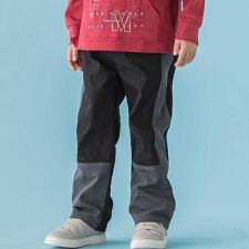 【店舗限定】配色切り替えストレッチデニムパンツ(95～150cm)