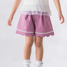 【店舗限定】裾はしごレースキュロット(95～160cm)