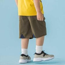 【店舗限定】バック三角ポイント切替ショートパンツ(95～150cm)