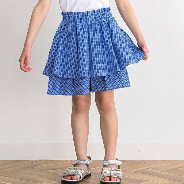 店舗限定】チェックキュロットパンツ(95~150cm) | ベベ プチ ポワ