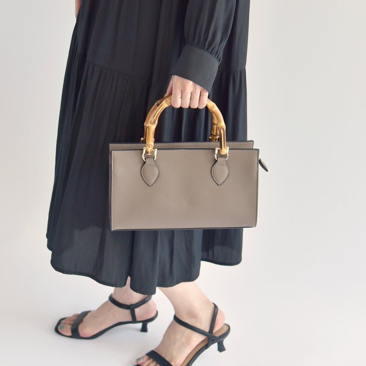 トートバッグ バッグ バンブーハンドル 2WAY BAG◇