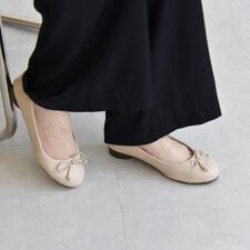 quaranciel: ローヒール バレエ シューズ