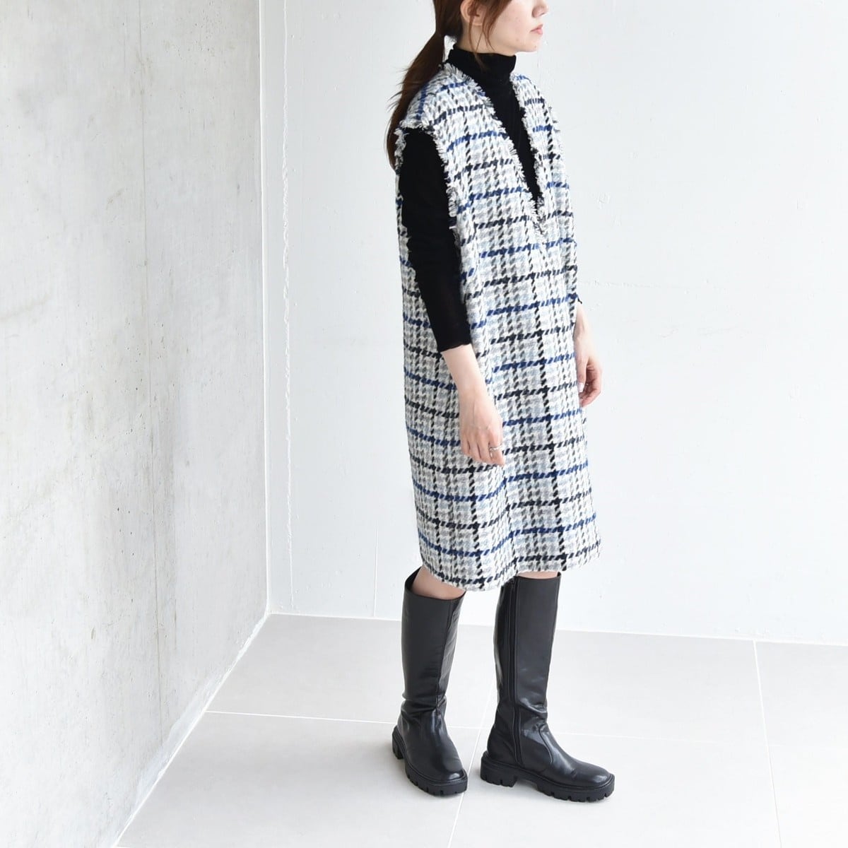 Spick & Span カフスシャツミニワンピース カフスシャツミニワンピース | スピック＆スパン(Spick and Span
