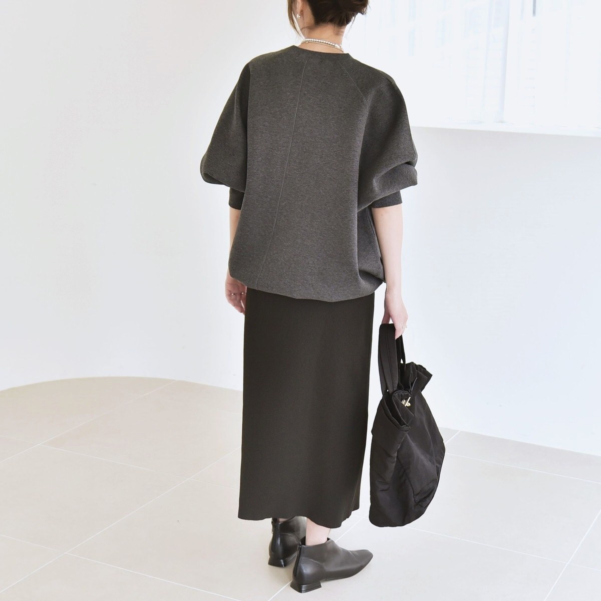 一部追加予約》quaranciel:〈洗濯機可能〉ポンチ ドロスト