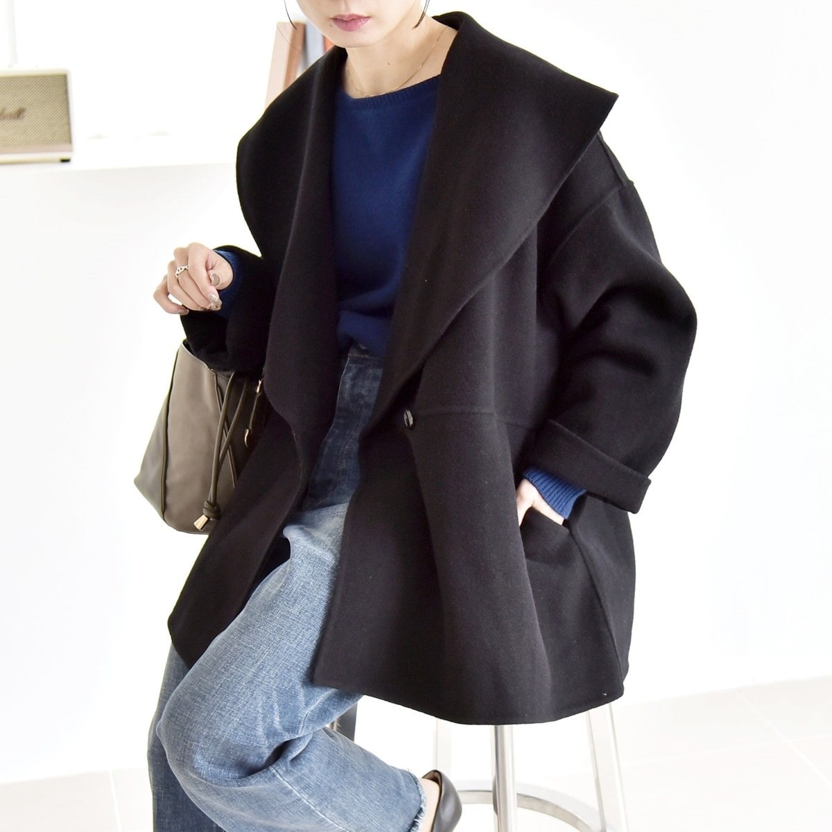 SHIPS any: リバー テーラード ロング コート | シップス エニィ(SHIPS