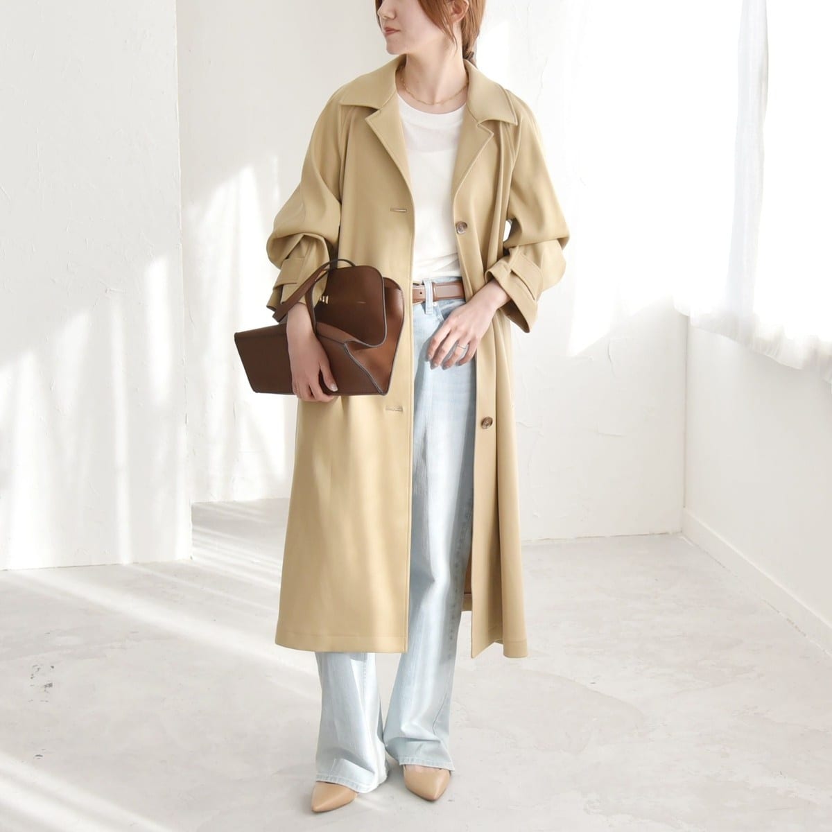 SHIPS any: ウール ミックス コクーン ショート Pコート | シップス