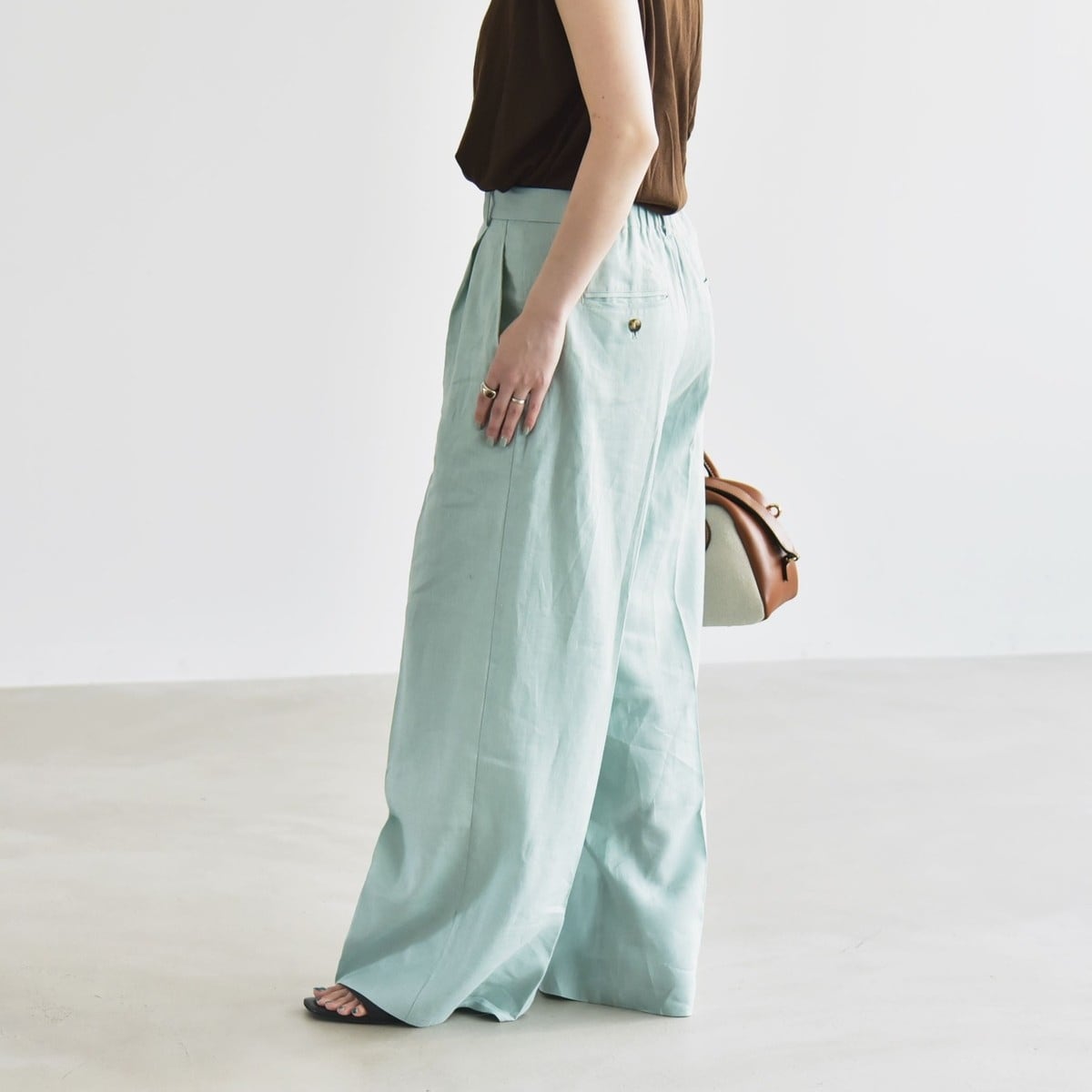 リネンレーヨン2WAYベアトップパンツ | ジャーナルスタンダード