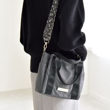 quaranciel: 2way 8ポケット ライン ショルダー バッグ