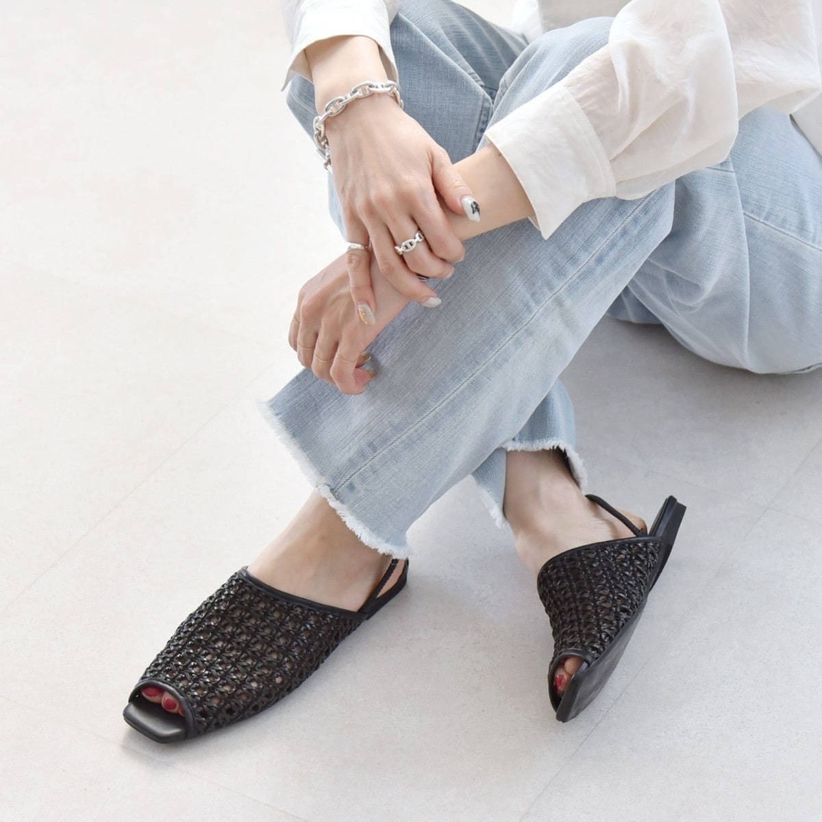 【TOCCA】NUANCE RIBBON SANDALS NUANCE RIBBON SANDALS サンダル / TOCCA | ファッション通販