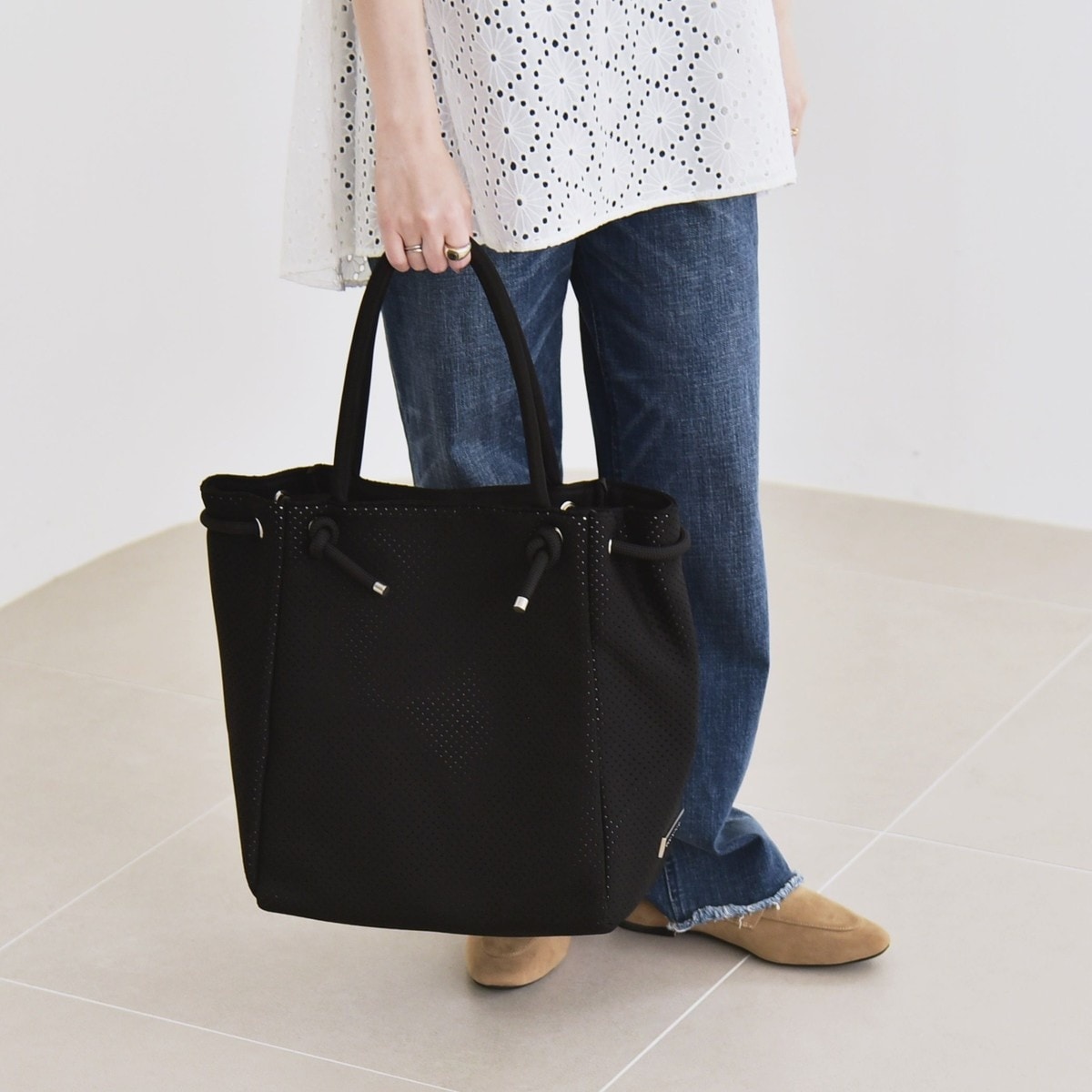 今期　メイドインマダ　ALICE M LACE BAG ジャーナルスタンダード MADE IN MADA /メイドインマダ】ALICE M LACE BAG：バッグ
