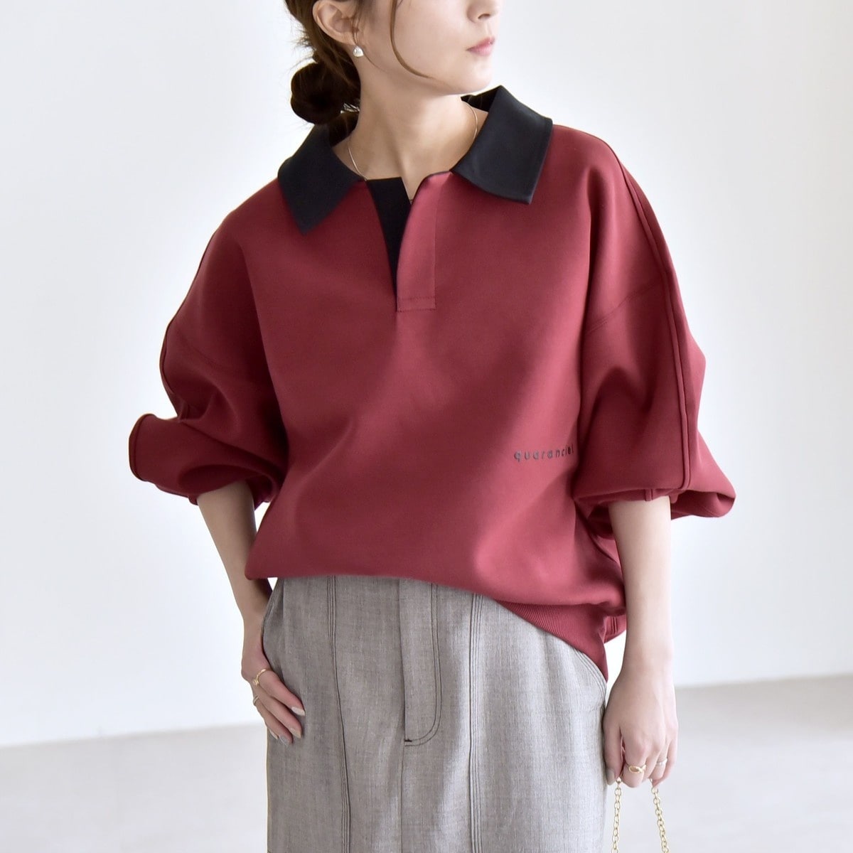 quaranciel:〈洗濯機可能〉ポンチ ボリュームスリーブ ビッグ