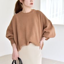 quaranciel:〈手洗い可能〉AQUA カシミヤ ミックス ドルマン ニット 25AW