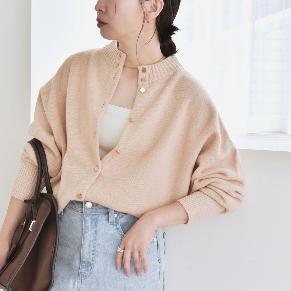 ざっくり編み チャンキーニット カーディガン | エルフランク(ELFRANK