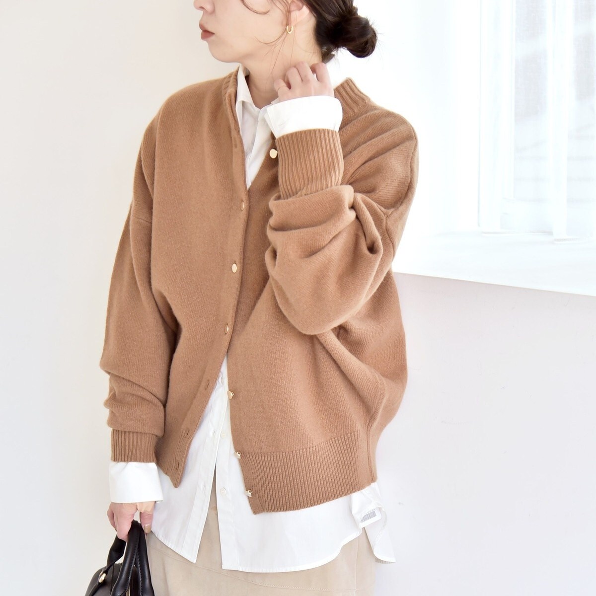 ざっくり編み チャンキーニット カーディガン | エルフランク(ELFRANK