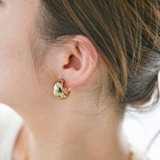 《追加予約》quaranciel: ラウンド デザイン イヤリング