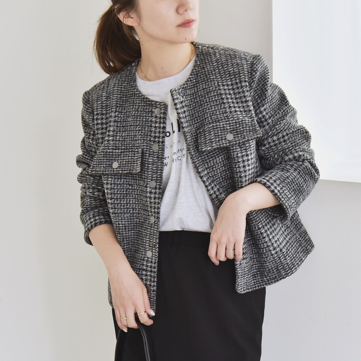 Bellandi SUPER130 コクーン ショート コート ◇ | シップス(SHIPS