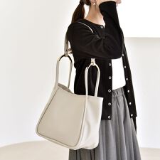 quaranciel: A4 メタルハンドル 2way スクエア トートバッグ