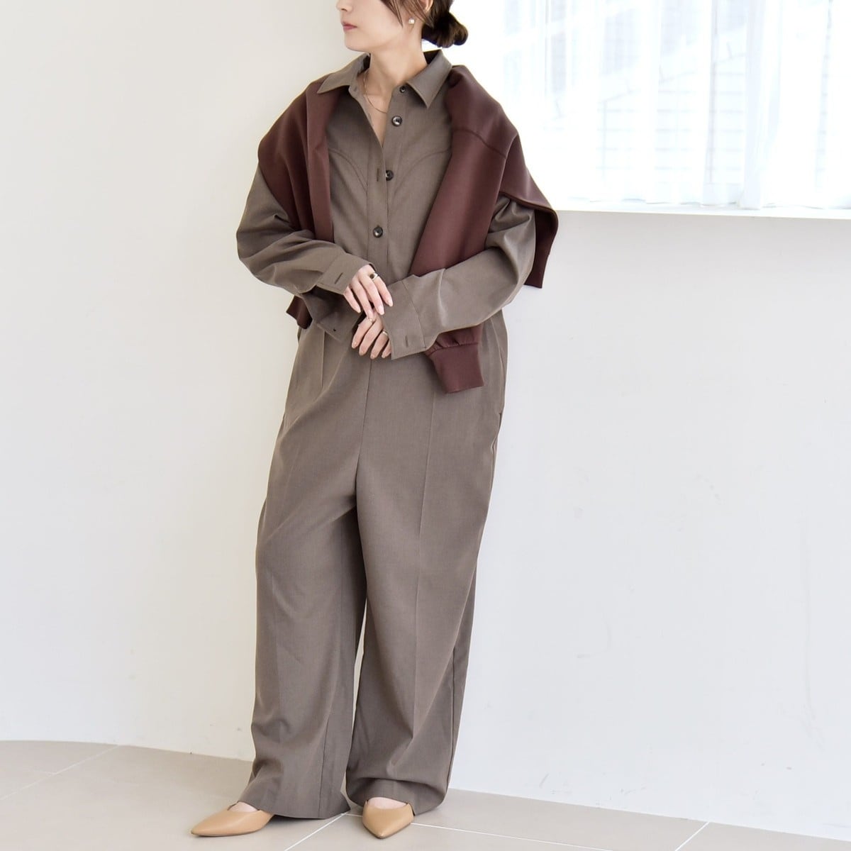 L'essage レサージュ TOROオールインワン グレー journal standard L'essage（ジャーナルスタンダードレサージュ