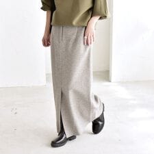 カランシエル(quaranciel)のquaranciel: エア ニードル Iライン スリット スカート