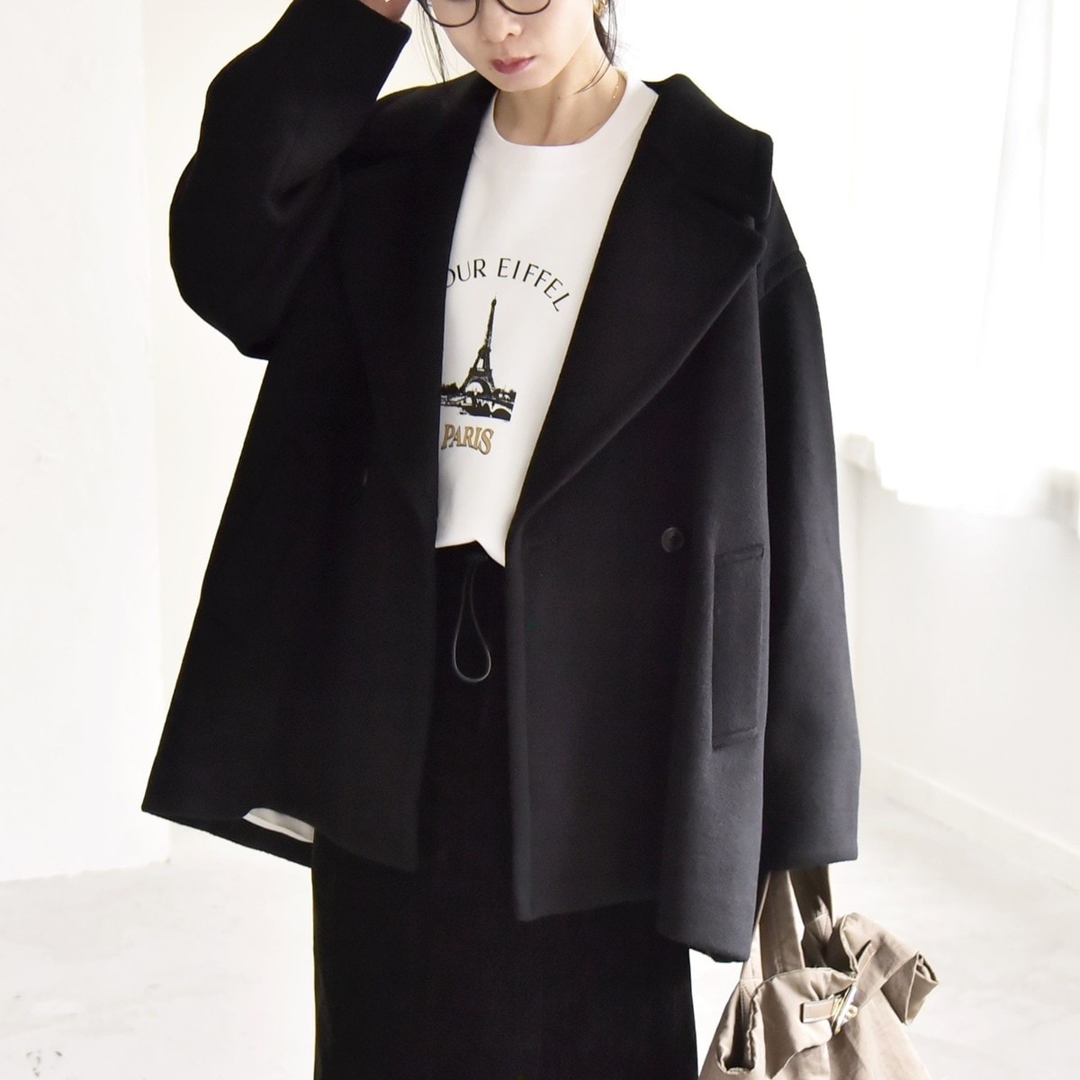 [}C]quaranciel: PURE WOOL _uuXg e[[h n[t R[g/JVGiquarancielj ubN