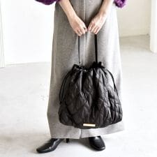 quaranciel: キルティング ワンハンドル ドロスト トート バッグ（A4対応）