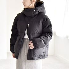 quaranciel: フーディー & ハイネック 2way ショート ダウン ジャケット