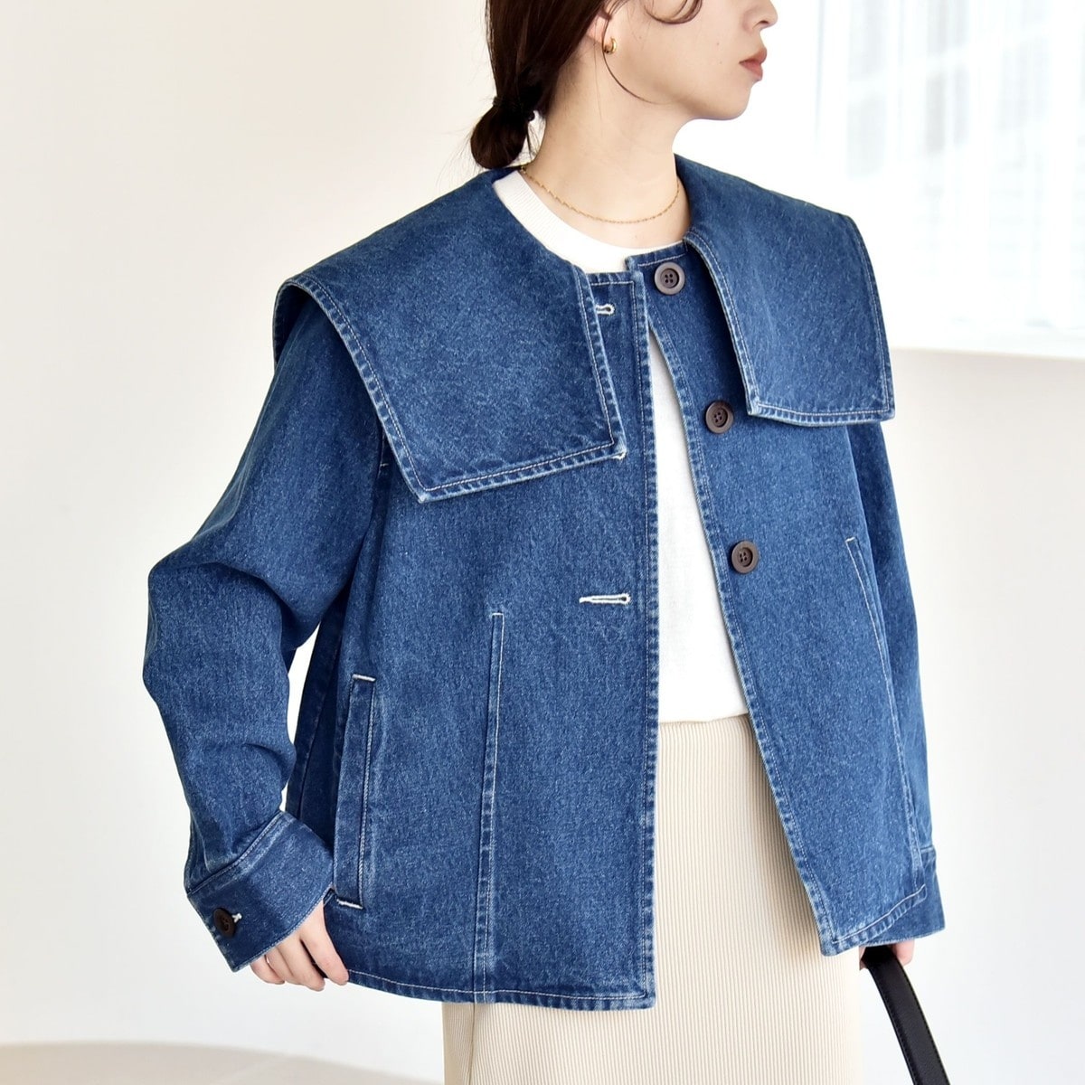 【大人気!完売商品‼︎美品】SLOBE IENA デニムカバーオール まる様※※スローブイエナ LE DENIM ベイカーカバーオール デニム