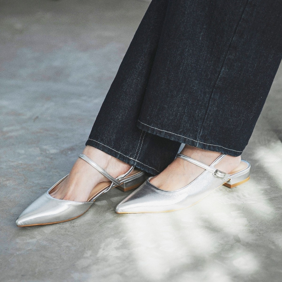 [�}���C]quaranciel: �|�C���e�b�h �X�����O�o�b�N �t���b�g �p���v�X/�J�����V�G���iquaranciel�j �V���o�[