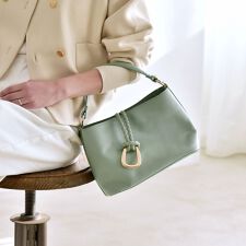 quaranciel: 2way バックル スクエア ショルダー バッグ