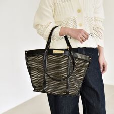 《予約》quaranciel: 2way ハンドル メッシュ トートバッグ