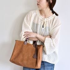 quaranciel:〈手洗い可能〉レース ジャカード ギャザー リボン プルオーバー