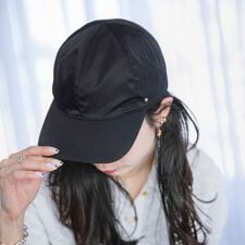 quaranciel:〈UVカット/接触冷感/撥水加工/手洗い可能〉ラスター キャップ