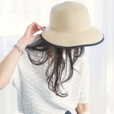 《予約》quaranciel:〈手洗い可能〉パイピング ハット