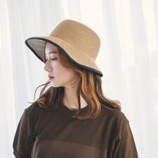 《予約》quaranciel:〈手洗い可能〉パイピング ハット